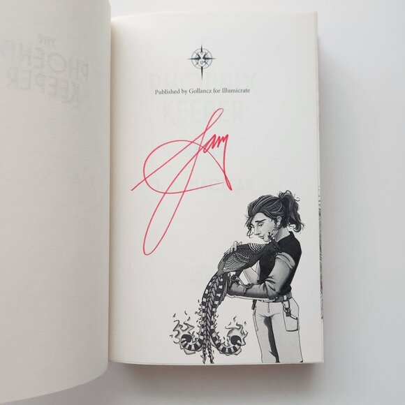 * SIGNED * Illumicrate The Phoenix Keeper By J.A. Maclean Hardcover Book - Picture 2 of 16